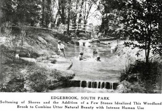 Bridge Over Catfish Run by Oven Shelter Near Edgebrook Field